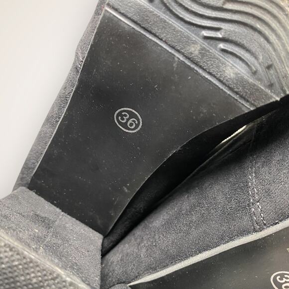 Women’s 36 Black Suede Ankle Booties - Picture 7 of 7